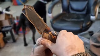 Epi 11 Interactive Knife Build, Fnishing Up The Handle Work