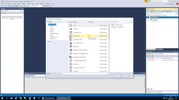 Visual Studio - Create a solution add a class library (DLL) and a test Windows Form