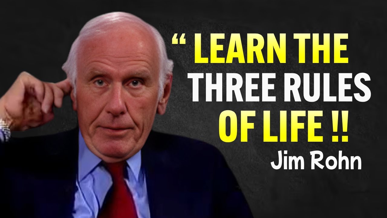 Jim Rohn Chart 3 Things The ONLY 3 Rules You Need to Know - Jim Rohn Motivational Speech - YouTube