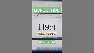 GIRL EMOJI IN LIBRE OFFICE || #computer #msword #viral #shorts