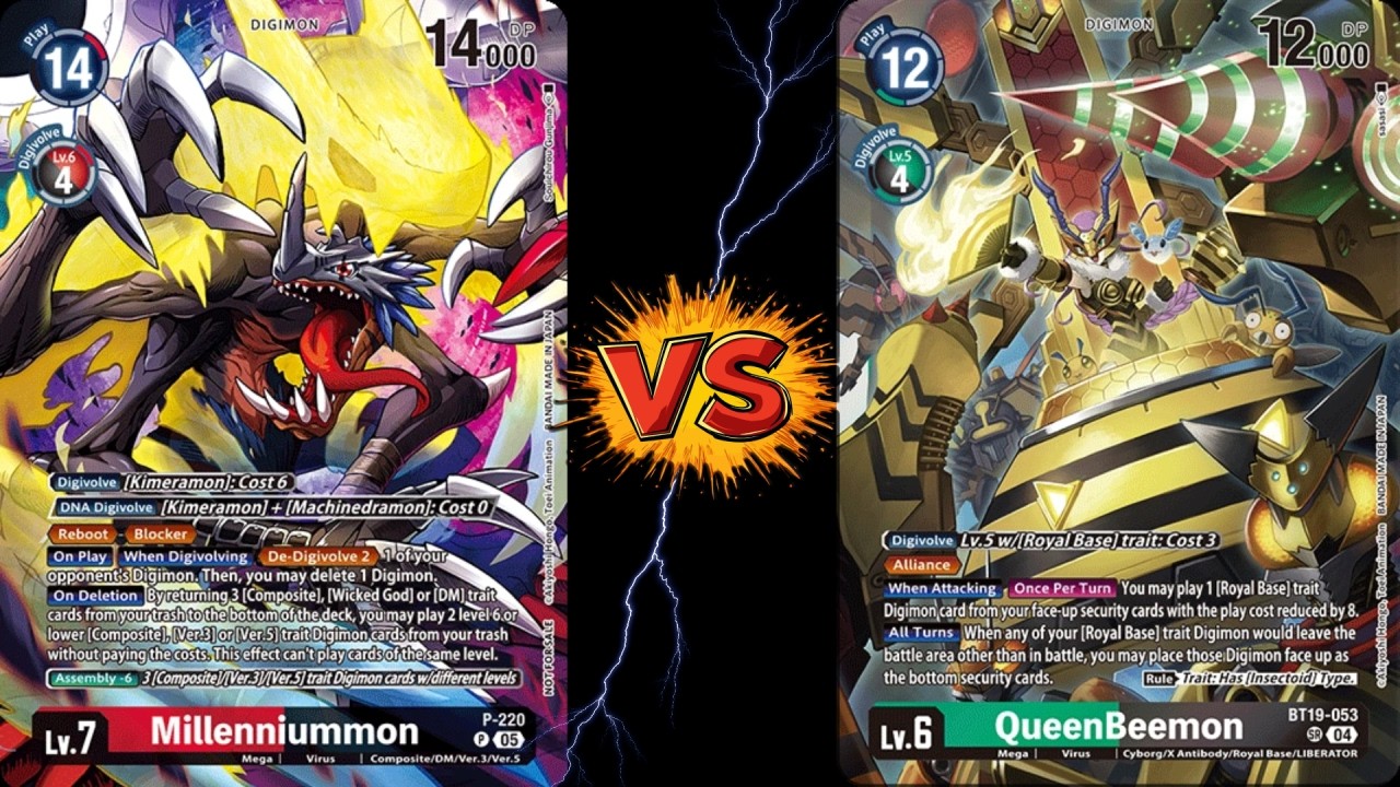 Royal Base VS Millenniummon | Digimon Card Game | BT 24 | Partida Comentada de Exhibición | TCG