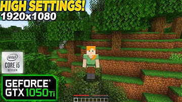 Minecraft GTX 1050 Tİ + İ5 10400F 16GB RAM - 1080p High,