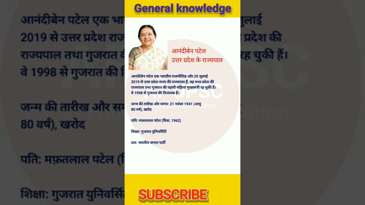 Anandiben Patel