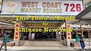 West Coast Market Square Afternoon Walk in 4K #oldtown #singapore #market #foodcentre #pocket3