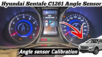 C1261 Steering Angle Sensor Not Calibrated || Hyundai Sentafe only Two Steps