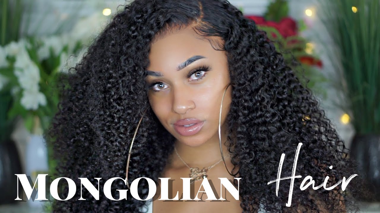 Isee Mongolian Curly Hair Wig - YouTube