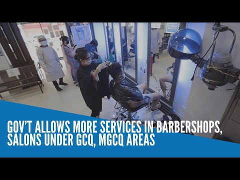 Gov’t allows more services in barbershops, salons under GCQ, MGCQ areas