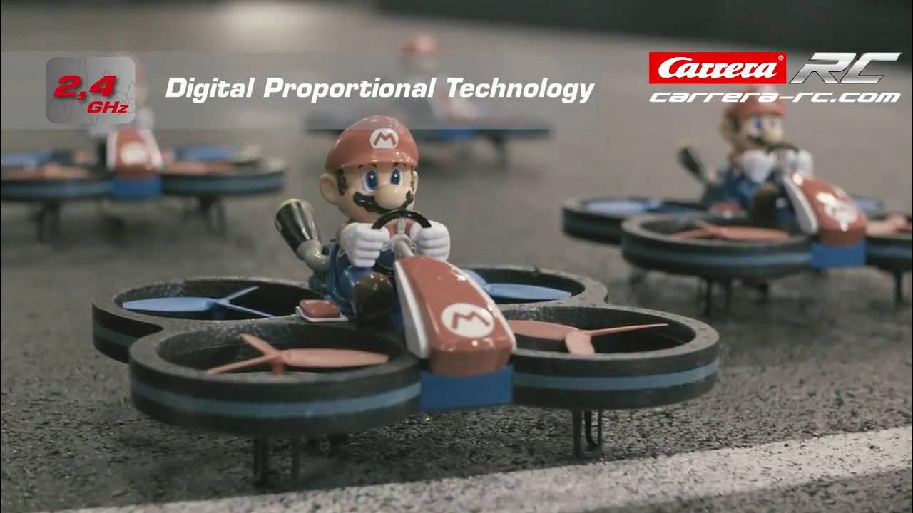 Dron Mario Kart Carrera Rc fácil de voar
