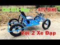 Biến 2 Xe Đạp Thành Ô Tô Điện Bánh Béo 750w 50km/h - DIY Electric Quad Cycle - ATV Bike