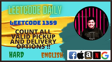 Count All Valid Pickup and Delivery Options