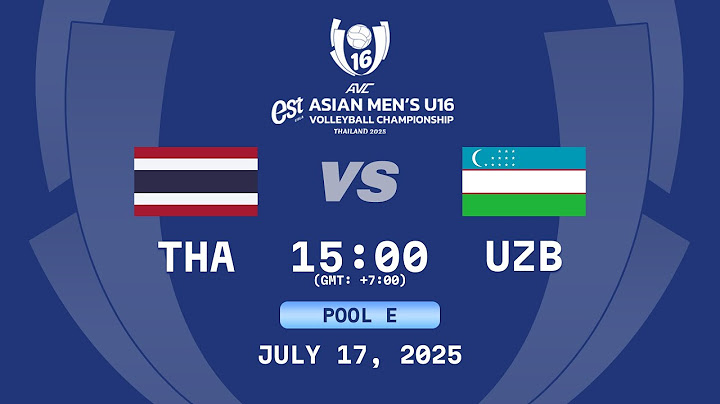THA - UZB/POOL E/Asian Men's U16 2025