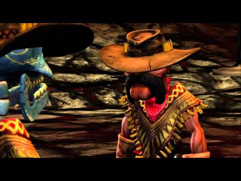 The Gunstringer Lonely Are The Dead 720P gameplay Xbox 360 Kinect