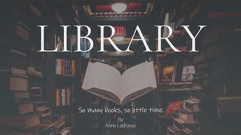 Free Library PowerPoint Presentation Template for Download !