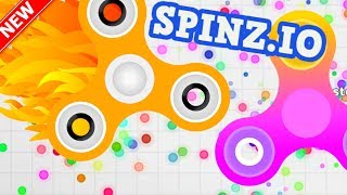 SPINZ.IO WORLD RECORD BIGGEST FIDGET SPINNER!! // New Fidget Spinner Game
