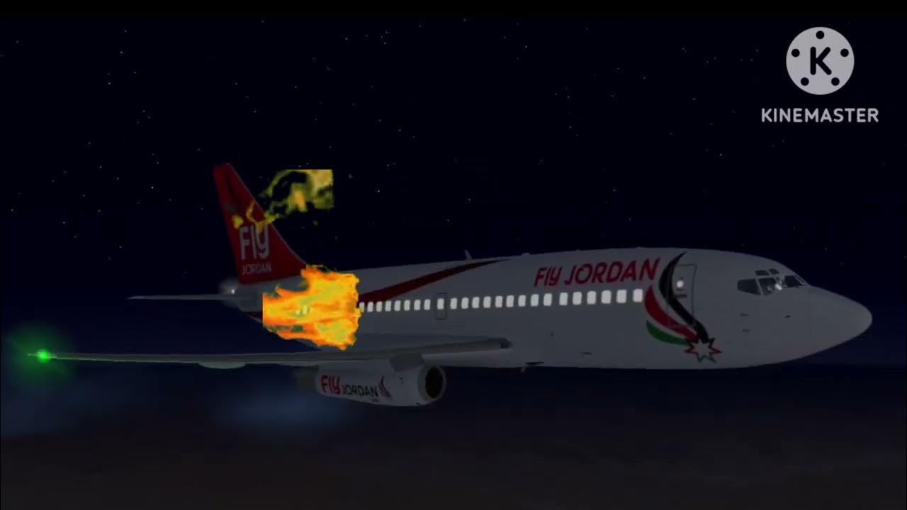 Fly Jordan Airlines Flight 43 Crash Animation YouTube