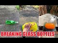 Breaking Glass Bottles & Balloon Drops 😱🔥 Crushing Crunchy & Soft Things! #asmr #satisfying