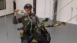 Loop Rescue from casualty's descender side, Level 3