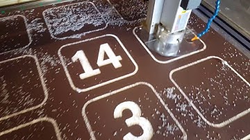 CNC Router King Color Core HDPE sign making