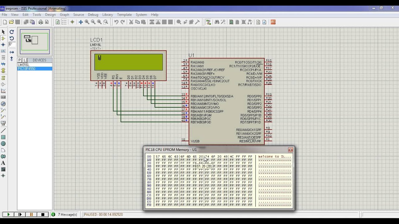 working with internal eeprom of pic18f4550 youtube how eeprom works