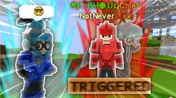 BEDWARS DISGUISING AS NOOB! 🤪🍀 (Blockman Go:Blocky Mods)