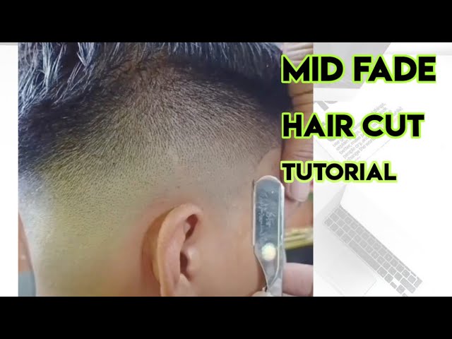 Mid Fade Hair cut/ step by step/ barber tutorial#Fade