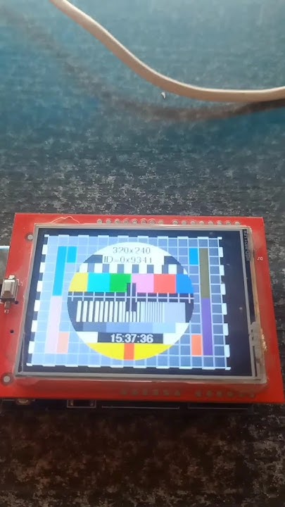 How to make Digital clock TFT LCD display Arduino Uno - YouTube
