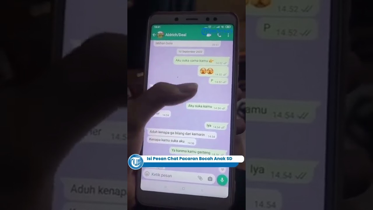 🔴 Kocak, Isi Pesan Chat Pacaran Anak SD 