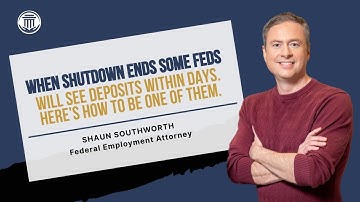11.12 Shutdown Ends—When Do Feds Get PAID?