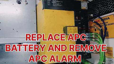 APC ALARM !!! fanuc apc battery replacement and remove apc alarm need ref return ll apc बैट्री चेंज