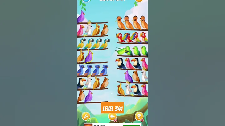 Birdsort Puzzle Game : Level 341 #puzzle #birdsort #glance #androidgames #MrAcarfil