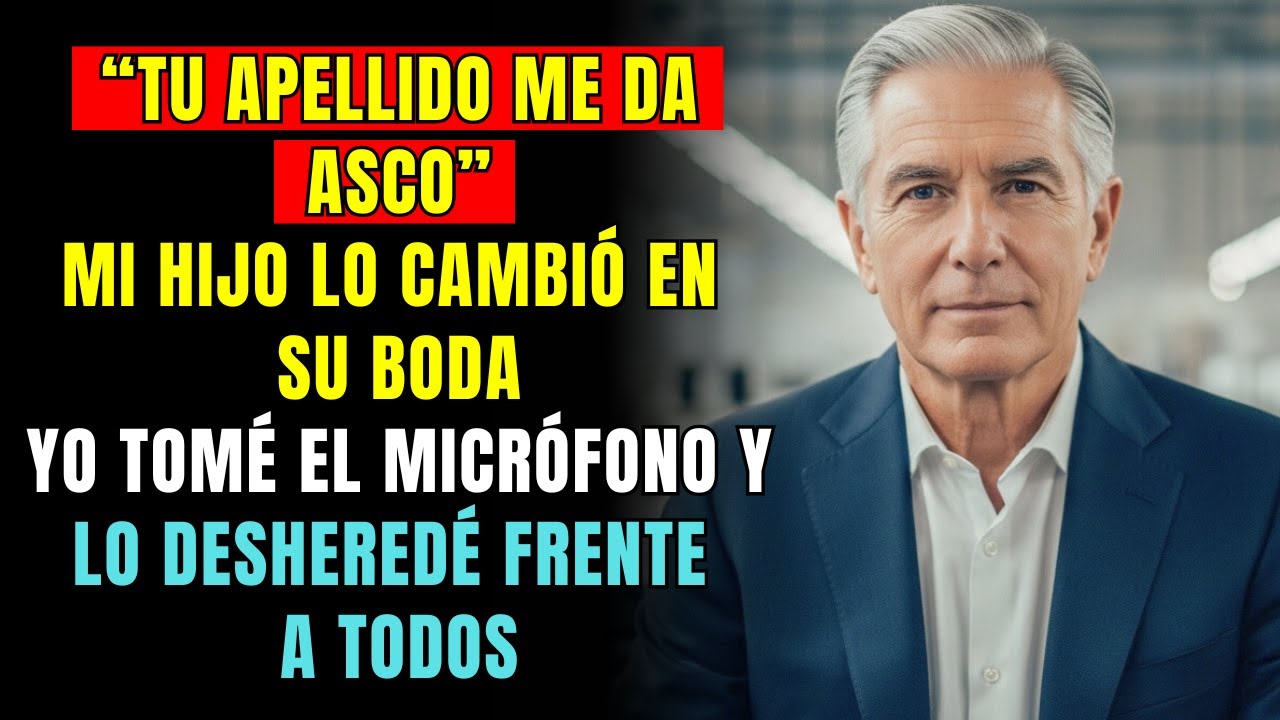 MI HIJO DIJO TU APELLIDO ME DA ASCO Y LO CAMBIÓ... LE REVELÉ LO QUE PERDIÓ ANTE TODOS