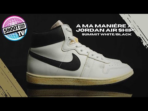 NIKE x A Ma Maniere ☆ Air Ship PE SP White×Black Nike Air Ship PE x A Ma Maniere 
