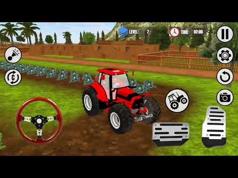 Çiftlik Traktör Sürüş Simülatörü 2024 || Real Mega Tractor Driving Simulator