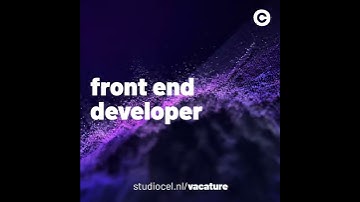 vacature webdeveloper of Front End developer