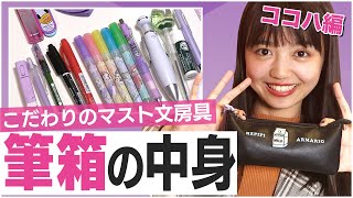 筆箱紹介 モデルは筆箱の中もかわいかった ニコラ 阿部ここは Youtube