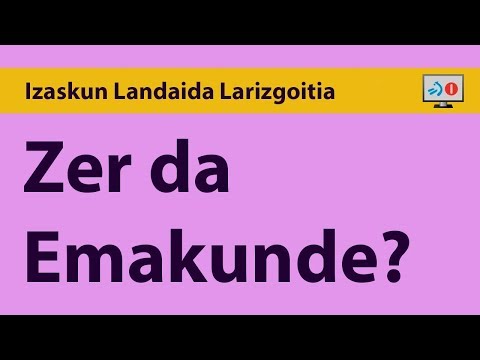 Zer da Emakunde? (Izaskun Landaida Larizgoitia)