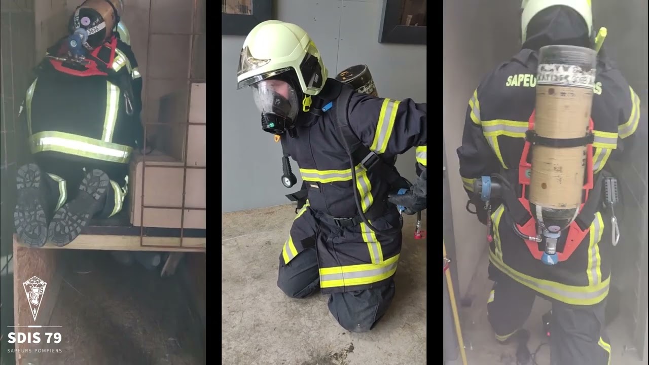 Parcours ARI du Centre d'Incendie et de Secours de Melle