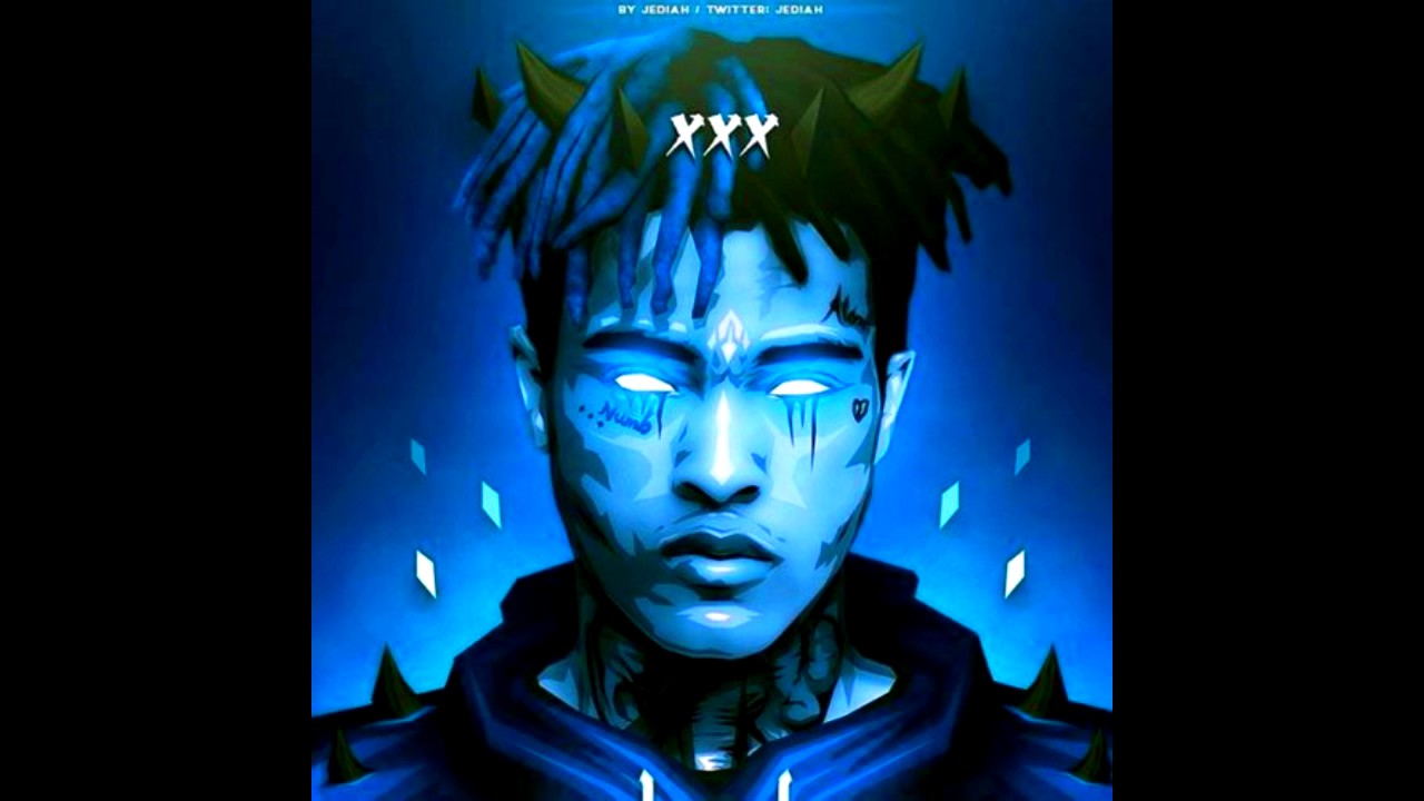 6. "Blue Hair Art of XXXTentacion for Fans" - wide 3