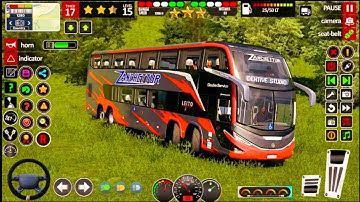 Offroad Coach Bus Driving 2025 - Real Uphill Bus Drive 3D Simulator- Android Gameplay video new #6