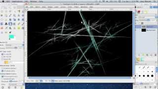 GIMP Tutorial- Making an Abstract Neon Flame Wallpaper screenshot 2