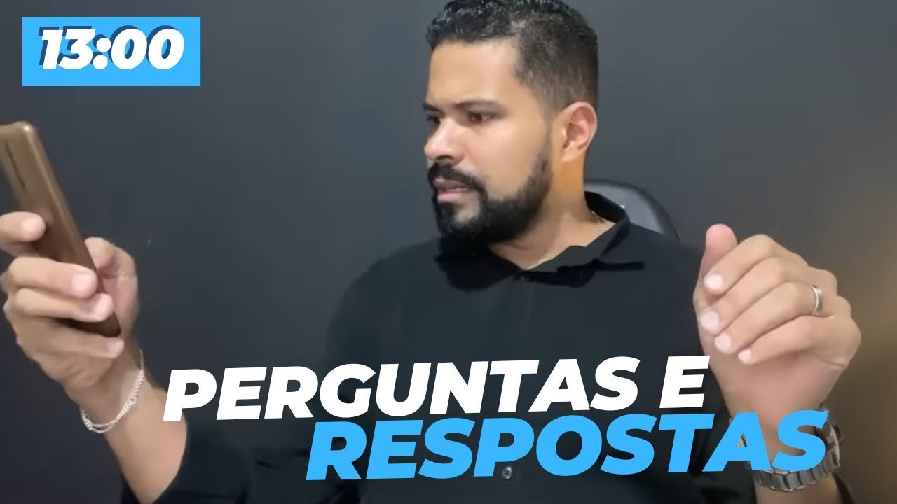 LIVE DE PERGUNTAS E RESPOSTAS - YouTube