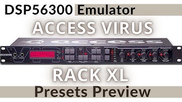 Access Virus Rack XL | DSP56300 v.1.2.5 | Presets Preview
