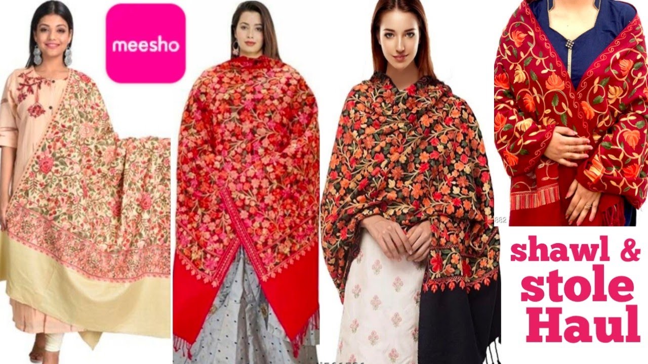 Meesho Haul ❤️ Latest collection shawl & stole super affordable price ❤️