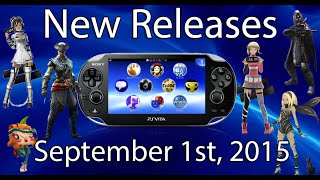 PlayStation Vita New Releases September 1st 2015 |PSVITA|