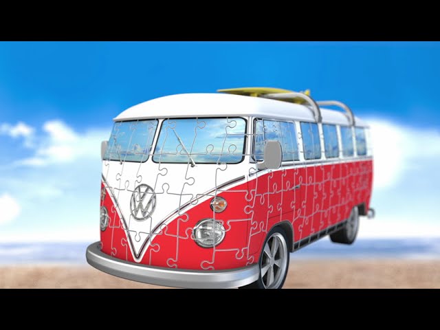 Ravensburger - 3D Puzzle VW T1 Camper Van - YouTube