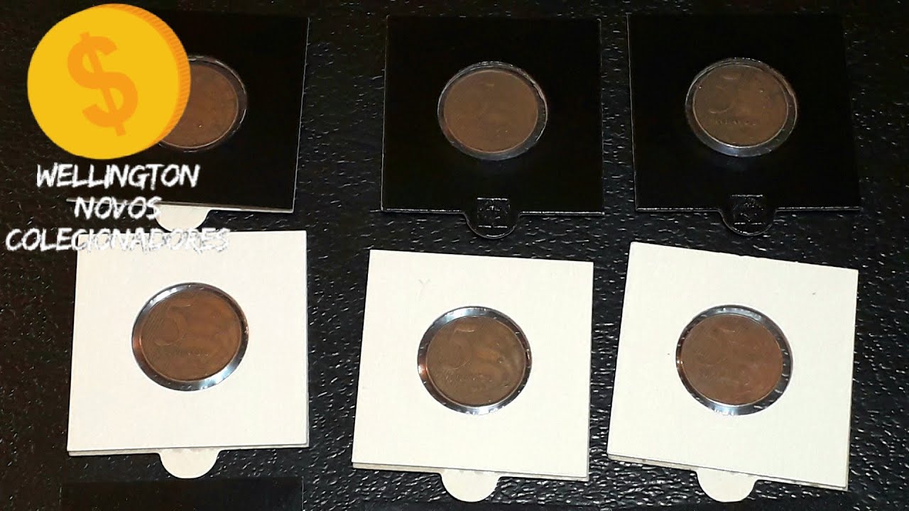 TIRAGEM DAS MOEDAS DE 5 CENTAVOS E VALORES ATUALIZADOS  QUEM ACHAR NO GARIMPO VAI SE DAR BEM 🤑😱