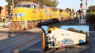 UP Mission Bay with Rio Grande caboose and Reefer car