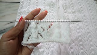 Beautiful cardigan design # bubbles pattern#all project design