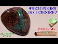 Cerium oxide vs aluminium oxide vs diamond paste for polishing opal and other stones