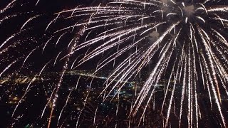 Columbus Nebraska Firework Show - Red White KaBOOM! - Aerial Drone Firework Show Footage Mini